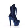 Pleaser - ADORE1045VEL Bottes de plateforme, Pole dance chaussures - Bleu Product image